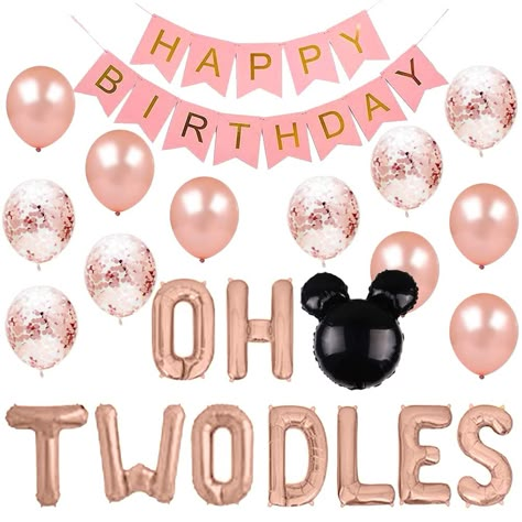 PRICES MAY VARY. INCLUDE: 9PCS 16 inch Oh Twodles Balloons Banner Garland, 1PC HAPPY BIRTHDAY Mickey Mouse Banner, 16PCS latex Balloons, 1PC number 2 Balloon, 1 String, 1 Straw, 32 PCS oh twodles birthday party supplies in total. FOR: oh twodles birthday decorations, oh twodles birthday party, oh twodles birthday banner, oh twodles banner, oh twodles birthday party decorations, oh twodles birthday party supplies boy... Flexible using ways: you can paste the oh twodles balloons anywhere or string Oh Twodles Birthday Decorations, Oh Twodles Birthday Party, Twodles Birthday Party, Number 2 Balloon, Toddler Birthday Party Themes, Oh Twodles Birthday, Happy Birthday Mickey Mouse, Mickey Mouse Banner, Oh Twodles