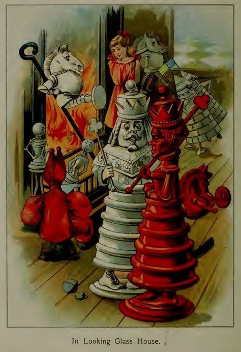 Alice through the looking glass... some chess visual imagination - Chess.com Quotes Alice In Wonderland, Alice In Wonderland Illustrations, John Tenniel, Alice's Adventures In Wonderland, Alice And Wonderland Quotes, Wonderland Quotes, Chess Game, Adventures In Wonderland, Lewis Carroll