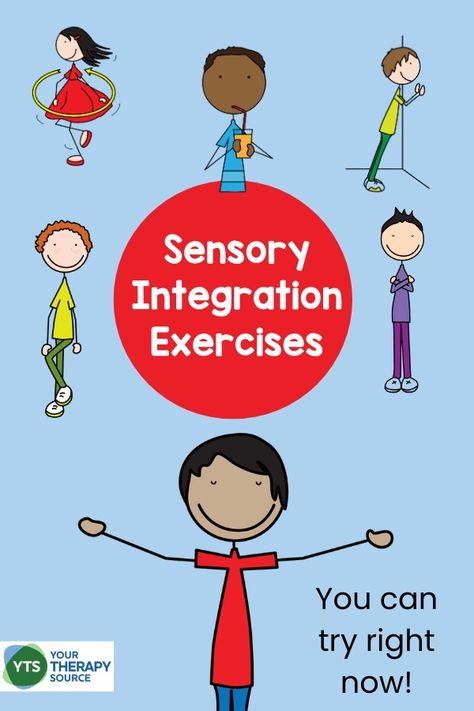 10 Sensory Integration Exercises You Can Try Right Now - Your Therapy Source Sensory Diet Template, Snf Occupational Therapy Activities, Pediatric Occupational Therapy Activities, School Based Occupational Therapy, Sensory Strategies, Sensory Processing Activities, Sensory Integration Activities, Sensory Integration Therapy, Multiplication Facts Practice