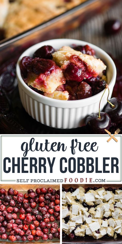 Gluten Free Cobbler, Fruit Cobbler Recipe, Cherry Cobbler Recipe, Cobbler Topping, Dessert Oreo, Blackberry Cobbler, Pan Sin Gluten, Fruit Cobbler, Dessert Simple