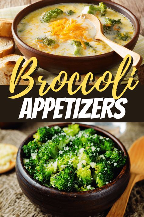 Looking for the best broccoli appetizers? From cheese bites to salad to dip, these easy recipes will be the star of your next party. Broccoli Appetizers For Party, Broccoli Appetizer, Broccoli Cups, Broccoli Dip, Olive Snack, Spicy Broccoli, The Best Broccoli, Best Broccoli, Broccoli Pesto