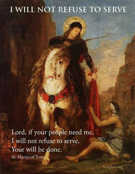 St. Martin of Tours Feast Day- November 11th St Martin Of Tours, Gustave Moreau, Empire Romain, Christian Traditions, Catholic Quotes, San Martin, St Martin, The Saints, Oil Painting Reproductions