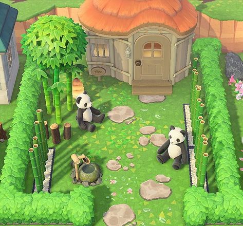 Animal Crossing Yards Ideas, Outdoor Decor Animal Crossing, Acnh Yard Ideas Villager, Acnh Easy Ideas, Animal Crossing Yard Ideas For Villagers, Animal Crossing Backyard Ideas, Acnh Small Yard Ideas, Animal Crossing Easy Island Ideas, Animal Crossing Easy Ideas