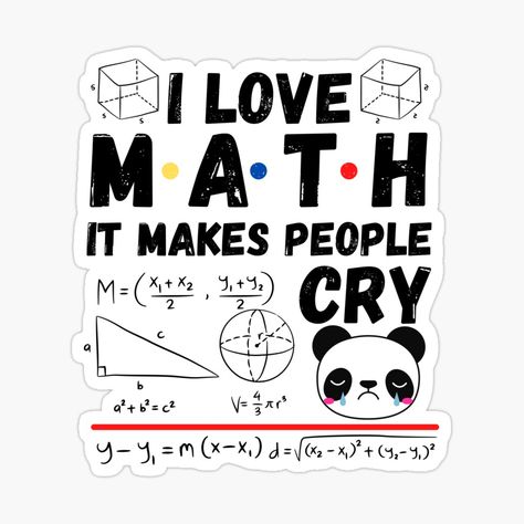 Science Lab Decorations, Math Wallpaper, Funny Math Shirt, I Love Math, Sticker Design Inspiration, Math Shirts, English Exercises, Math Words, Love Math