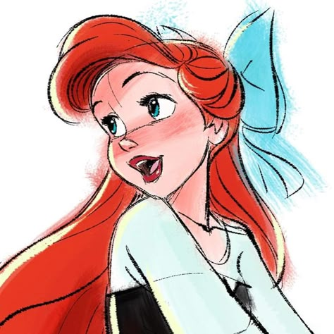 #thelittlemermaid #ariel Steven Thompson, Disney Drawings Sketches, Disney Princess Ariel, Disney Princess Drawings, Princess Drawings, Disney Artwork, Disney Sketches, Disney Princess Wallpaper, Disney Ariel