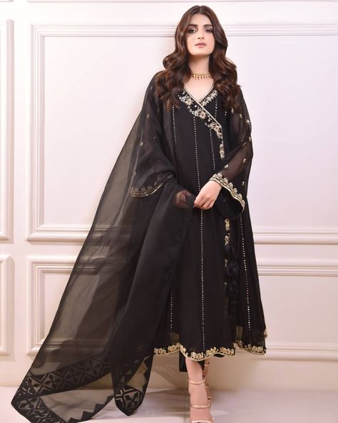 Latest Kurti Design, Agha Noor, Black Closet, Zardosi Work, Latest Kurti, Wedding Ideas Dresses, Kurti Designs Latest, Pakistani Bridal Dresses, Kurti Design