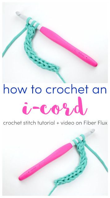 Crochet Cords, Crochet I Cord, Skins Minecraft, Crochet Cord, Stitch Tutorial, Crochet Lessons, I Cord, Crochet Tips, Crochet Stitches Tutorial