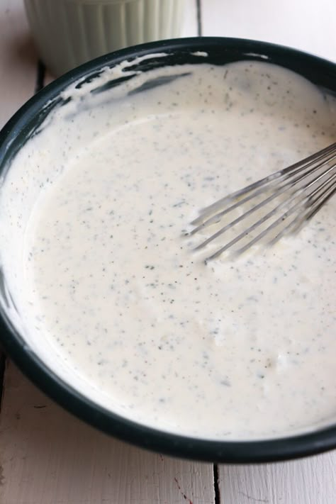 Cheesecake Factory Ranch, Wingstop Ranch Dressing, Wingstop Ranch Recipe, Copycat Wingstop, Wingstop Ranch, Ranch Salad Dressing Recipes, Wing Stop, Ranch Sauce, Ranch Dressing Recipe