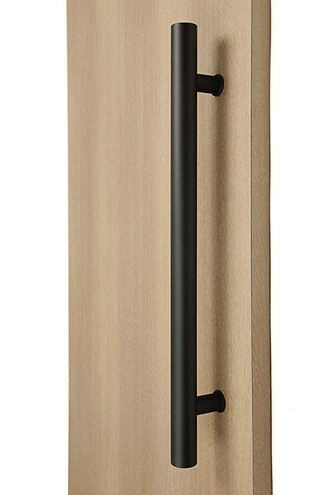 Bar Ladder, Black Powder Room, Stainless Steel Door Handles, Sliding Door Handle, Entry Door Handles, Door Handles Modern, Door Handle Design, Black Door Handles, Barn Door Handles