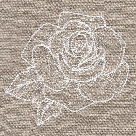 Rose Motifs Embroidery, Yellow Rose Embroidery Pattern, Cute Floral Embroidery, Rose Applique Pattern, White Rose Embroidery, Embroidery Motifs Design, Hand Embroidery Designs For Suits, Floral Machine Embroidery Designs, Embroidery Roses