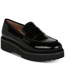 Franco Sarto Shelton Platform Wedge Loafers Black Loafers Outfit, Shoe Gallery, Wedge Loafers, Loafers Online, Cute Heels, Women Shoes Online, Boots And Sneakers, Platform Wedge, School Shoes