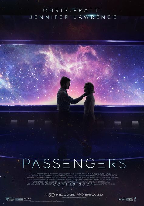 Chris Pratt Passengers, Space Movie Posters, Passengers Movie, Actor Chris Pratt, Ideas Portadas, Magazine Wall, Space Movies, Vampire Movies, Video Game Room Design