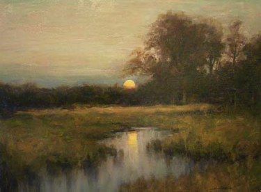 Dennis Sheehan, Landscape Art Painting, Old Paintings, Aesthetic Painting, Ethereal Art, Dreamy Art, Painting Inspo, Old Art, Green Aesthetic