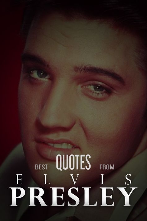 Elvis Presley quotes are some of the most entertaining in music history. Here's a list to peruse for your reading pleasure. How many have you heard before? Check out these great Elvis Presley quotes! How many do you recognize? If you're an Elvis fan, then this is one article that should not be missed. It has all sorts of interesting facts about him like his favorite food (fried bananas) or how he got his name (his middle name was Aron). Reach life fulfillment with their inspiration! #elvisp Elvis Love Quotes, Elvis Presley Quotes, Elvis Quotes, Christmas Lyrics, Eddie Fisher, Perry Como, Aesthetics Quote, Fried Bananas, True American