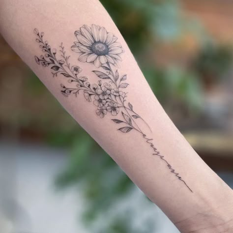 10 Best Larkspur Tattoo Ideas You Have To See To Believe! | Outsons | Men's Fashion Tips And Style Guides Delphinium Tattoo, Larkspur Flower Tattoos, Larkspur Tattoo, Daisy Tattoo Designs, Water Lily Tattoos, Daisy Flower Tattoos, Cream Tattoo, Flower Bouquet Tattoo, Forearm Flower Tattoo