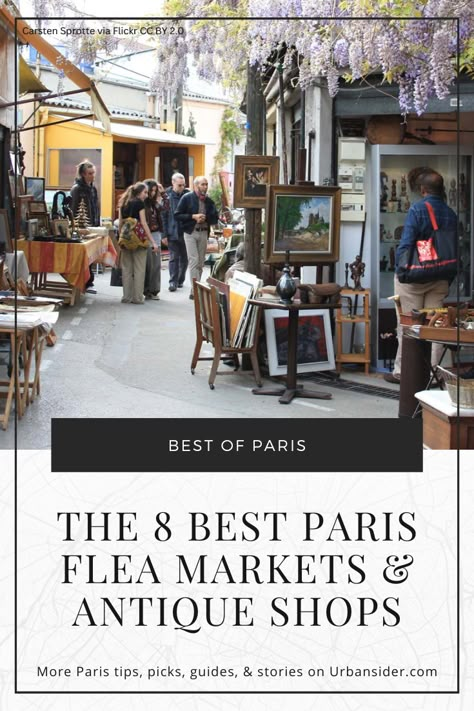 Paris Thrift Shopping, Best Flea Markets In Paris, Paris Markets Shopping, Flea Markets In Paris, Paris Antique Market, Vintage Shopping Paris, Flea Market Paris, French Markets, Markets In Paris