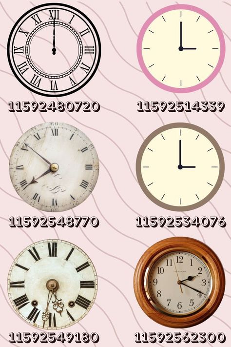 Bloxburg Grandfather Clock, Clock Codes For Bloxburg, Bloxburg Round Mirror Decal Codes, Primary Color Codes For Bloxburg, Bloxburg Toilet Decals, Record Bloxburg Decals, Science Decals Bloxburg, Bloxburg Church Decals, What To Build On Bloxburg