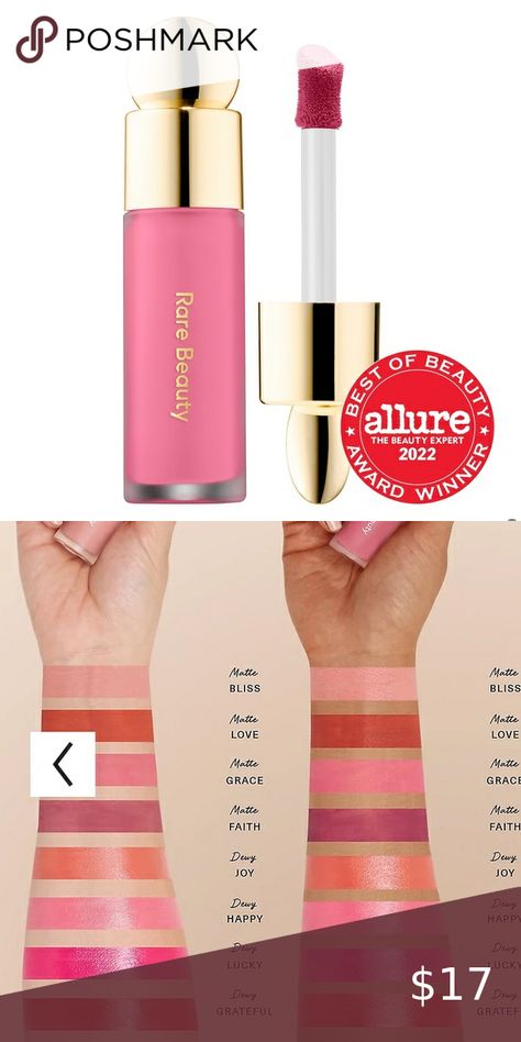 Rare Beauty Soft Pinch Liquid Blush- Happy Rare Beauty Happy Blush, Rare Beauty Soft Pinch, Rare Beauty Blush, Liquid Blush, Rare Beauty, Beauty Awards, Blush, Ballet, Brand New