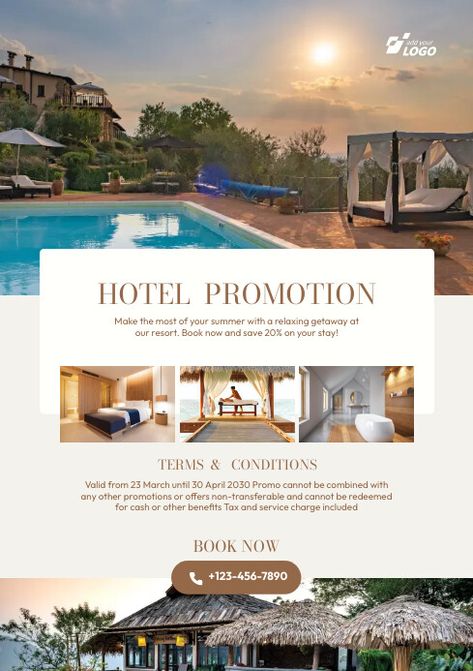 Email Marketing Real Estate, Luxury Print Ad, Luxury Flyer Design, Hotel Aestethic, Hotel Ads Design, Hotel Banner Design, Hotel Flyer Design, Hotel Creative Ads, Resort Ads