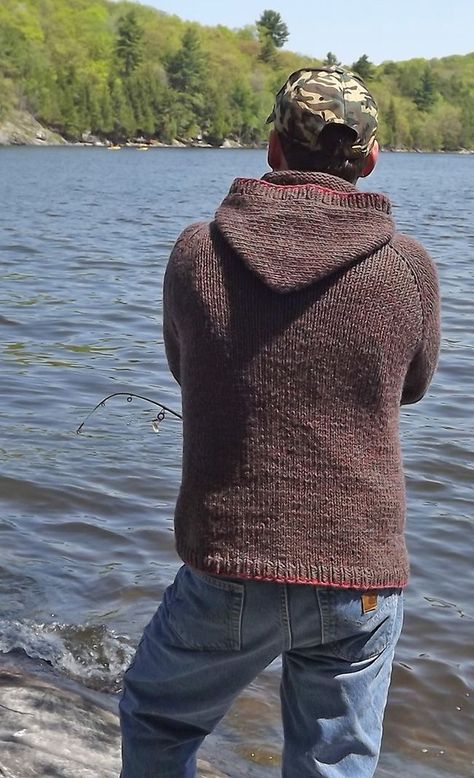 Hoodie Knitting Pattern, Hooded Sweater Pattern, Mens Knit Sweater Pattern, Mens Knitted Cardigan, Bottle Rocket, Mens Knit Sweater, Crochet Hoodie, Knit Cardigan Pattern, Jumper Knitting Pattern