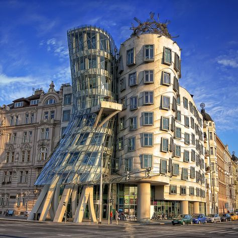 Dancing House, Prague - Czech Republic. https://www.cityxplora.com/products/prague-city-sightseeing Dancing House Prague, Dancing House, Heart Of Europe, Amazing Buildings, Europe Tours, Coastal Town, Prague Czech Republic, Adriatic Sea, Prague Czech