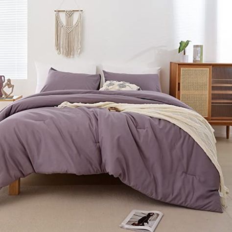 Dusty Purple Bedding, Dark Purple Bedding, Purple Comforter Set, Lilac Bedding, Full Size Comforter Sets, Purple Comforter, Kids Comforter Sets, Purple Bedding Sets, Full Size Comforter