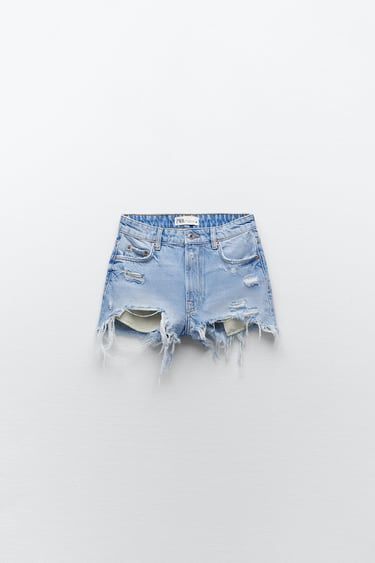 Women's Denim Shorts | ZARA United States Where To Buy Jeans, Png Clothes, Mid Rise Denim Shorts, Straight Fit Denim, 2023 Ss, Zara Shorts, Loose Fit Jeans, Mid Rise Shorts, High Waist Shorts