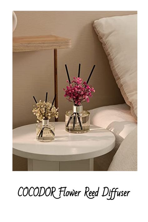 Transform your space with the COCODOR Flower Reed Diffuser! 🌸 Enjoy the calming jasmine scent in any room. Support us by purchasing through our affiliate link. #HomeFragrance #Aromatherapy #Affiliate 🌿✨ Diffuser Decor Ideas, Flower Diffuser, Reed Diffuser Sticks, Bathroom Shelf Decor, Jasmine Scent, Diffuser Sticks, Oil Gifts, Scent Diffuser, Essential Oil Scents