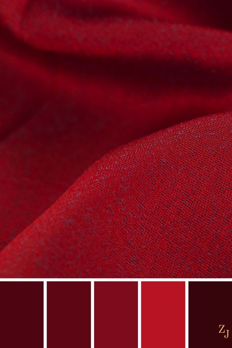 ZJ Colour Palette 299 #colourpalette #colourinspiration Velvet Red Color Palette, Red Velvet Color Palette, House Colors Interior, Red Palette, Red Color Palette, Red Color Scheme, Red Color Schemes, Red Colour Palette, Color Schemes Colour Palettes