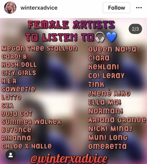 To listen to Rappers To Listen To, Artist To Listen To, Music Artists To Listen To, Artists To Listen To, Rap Playlist, Kash Doll, Chloe X Halle, Music Do, Jhene Aiko