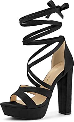 Heels Sandals Black, Evening Heels, High Heels Sandals, Womens Chunky Heels, On The Dance Floor, Chunky High Heels, Block Heel Shoes, Platform Heels Chunky, Chunky Heels Sandals