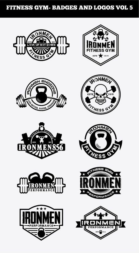 Your brand deserves a logo that's as exceptional as your products or services. Let's make it happen! Logos Gym, Crossfit Logo, Vector Stickers, Logo Fitness, Gym Badges, Retro Gym, Gym Logo, Strong Man, Fitness Logo Design