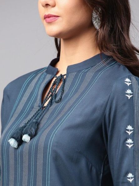 Latest kurti neckline designs for office wear – G3+ Fashion Collar Kurti Design, Dress Pattern Free, Color Kurti, Chudi Neck Designs, Suit Neck Designs, Salwar Neck Designs, Churidar Neck Designs, Kurti Sleeves Design, Simple Kurta Designs