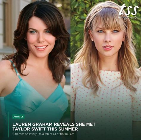 Lauren Graham And Taylor Swift, Lorelai Gilmore Taylor Swift, I Smell Snow, Team Logan, Oy With The Poodles, Taylor Swift Fan Club, Taylor Smith, Blonde Cat, Lauren Graham