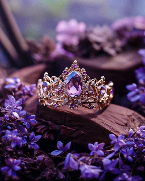 Rapunzel Ring, Disney Princess Rings, Rapunzel Crown, Princess Tiara Ring, Tangled Jewelry, Rapunzel Wedding, Disney Movie Art, Ice Powers, My Lovely Friend