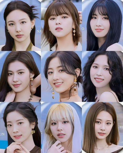 Twice Portrait, Twice Names, Cute Kpop Idols, Cute Korean Fashion, Funny Situations, Twice Group, Belly Button Piercing Jewelry, Twice Album, Mini Stickers