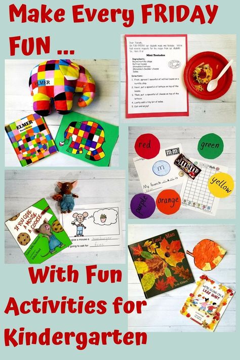 Fun Friday Activities For Kindergarten, Friday Fun Day Activities Classroom, Kindergarten Fun Friday, Fun Friday Activities Classroom Ideas Preschool, Fun Friday Kindergarten Activities, Fun Friday Ideas For School, Fun Friday Activities Classroom Ideas Kindergarten, Fun Friday Activities For Kids, Fun Learning Activities For Kindergarten