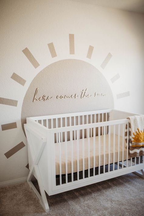 Nursery • sun • Nursery Room Diy, Nursery Themes Neutral, Baby Room Neutral, Baby Room Themes, Yellow Nursery, Baby Nursery Themes, Nursery Room Design, Baby Room Inspiration, Dream Nurseries