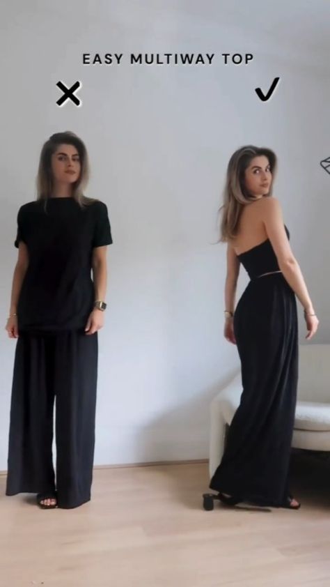 fashionsgirlworld on Instagram: Easy multiway top😍 Multiway Top, Fashion Hacks, Sleeveless Formal Dress, Formal Dresses, On Instagram, Fashion Tips, Instagram