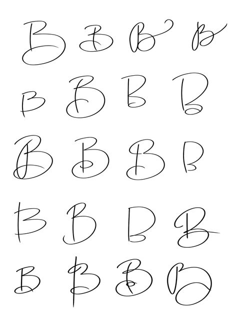 Capital B Calligraphy, B Handwriting, Cursive Letter B Tattoo, Capital B Tattoo, Script B Tattoo, Tiny Letter B Tattoo, B Tatoos Alphabet, Simply Sally Initials Tattoo, Dainty B Tattoo