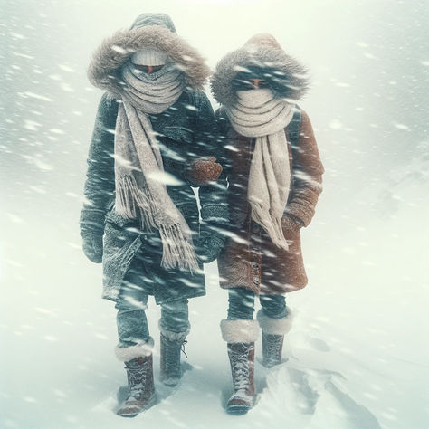 Calm Pictures, Snow Outfits, Winter Lovers, Grow Old With Me, Cold Time, Snow People, Wild Weather, Poses Women, Fur Hood Jacket