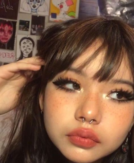 Alt Makeup, Smink Inspiration, Swag Makeup, Alternative Makeup, Edgy Makeup, Cute Makeup Looks, Makeup Makeover, Make Up Inspo, No Eyeliner Makeup