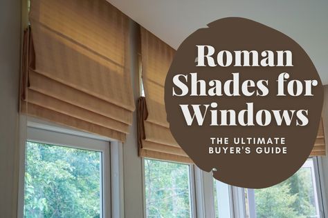 IN THIS ARTICLE What Are Roman Shades? Standard Flat Fold Why Should You Choose Roman Shades? Are Roman Shades Trendy? What Mounting Option Is Best for Roman Shades? Where to Hang Roman Shades Bottom Line: Are Roman Shades Right for You? FAQs About Roman Shades What’s the most versatile window covering of them all? It just might be the Roman shade.   Roman shades have been around forever, but their long history doesn’t mean that they aren’t a stylish choice for contemporary homeowners. T Inside Mount Blinds, Outside Mount Blinds, Window Blinds And Shades, Metal Blinds, Outside Window, Shades For Windows, Vinyl Blinds, Blinds And Shades, Outside The Window