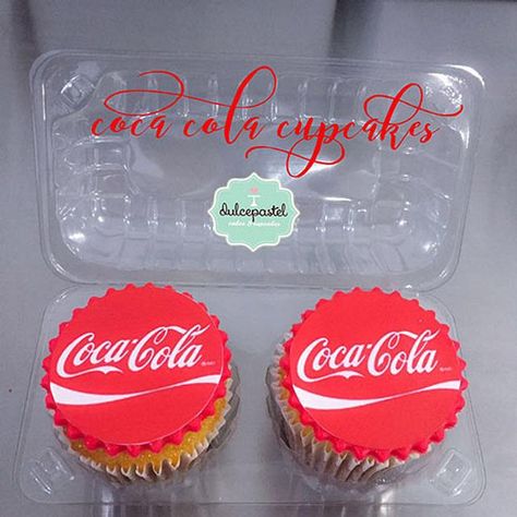 Bolo Coca Cola, Coca Cola Party Theme, Coca Cola Cupcakes, Candy Choco, Tequila Cake, Boozy Cupcakes Recipes, Coke Cupcakes, Coke Party, Coca Cola Party