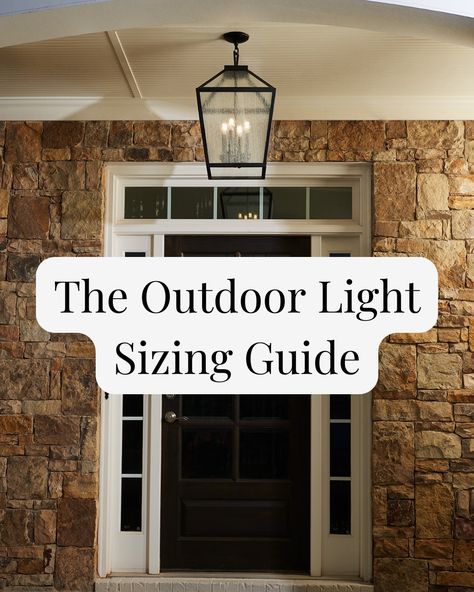 Want to know how to get the perfect outdoor lighting for any space? We wrote the guide for that. 📝 Check it out at LightsOnline.com! Outdoor Lights Front Door Porch, Over Door Exterior Light, Exterior Lights On Garage, Exterior Porch Lights Hanging, Portico Lights Front Entry, Front Porch Ideas Lights, Front Porch Lighting Farmhouse Garage Door, Exterior Front Door Lights, Large Outdoor Chandelier Porch