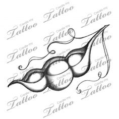 Peas Tattoo, Peas In A Pod Tattoo, Three Sister Tattoos, Tattoo Sister, Unique Sister Tattoos, 3 Peas In A Pod, Small Sister Tattoos, Bestie Tattoo, Small Tats