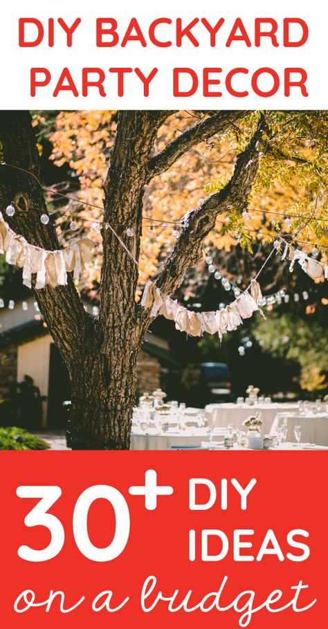 Backyard Soiree Party, Backyard Party Fence Decor, Backyard Birthday Ideas For Adults, Festival Garden Party Decoration, Easy Backyard Party Decor, Boho Outdoor Birthday Party, Evening Garden Party Ideas, Backyard Night Party Decorations, How To Decorate Trees Outside