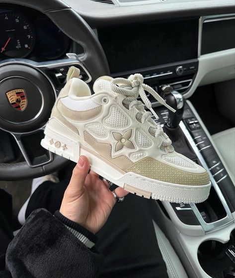 Lv Skate Shoes, Gon Olivier, Lv Skate Sneaker, Zapatillas Louis Vuitton, Sneaker Displays, Puma Outfit, Lv Sneakers, Louis Vuitton Sneakers, Buy Sneakers