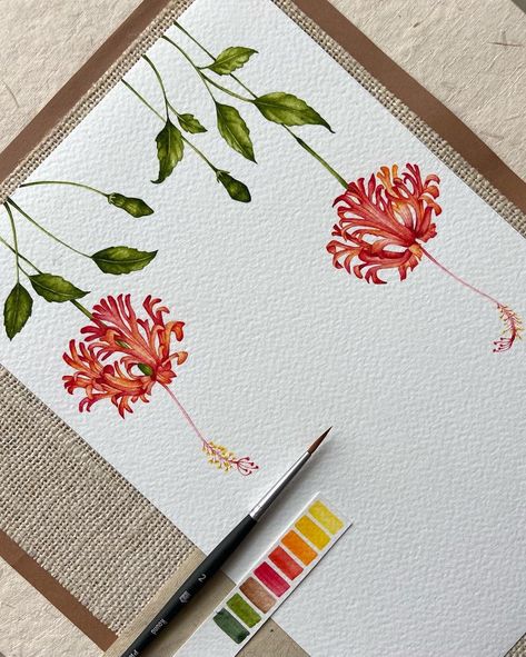 South Indian Illustration Art, Watercolor Illustration Ideas, Indian Art Paintings Traditional, Indian Illustration Art, Flower Illustration Art, South Indian Art, Printable Painting, Indian Illustration, Indian Flowers