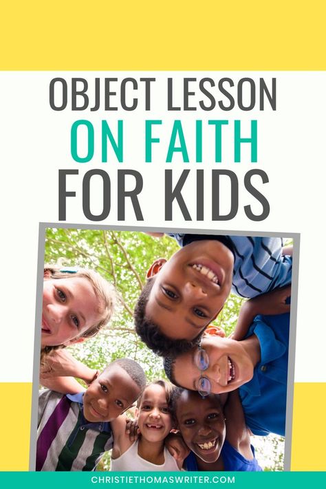 An object lesson on faith that your kids will love. Also includes a book suggestion to take the lesson deeper and help kids truly trust their loving Father. | Fully rely on God object lesson | Children's sermon on trusting God | Fully rely on God object lesson for kids #kidmin #Christianparenting #objectlesson Kids Devotional Ideas, Object Lesson On Faith, Lds Object Lessons, Fully Rely On God, Devotional Ideas, Sunday School Object Lessons, Teaching Preschoolers, Rely On God, Games For Kids Classroom